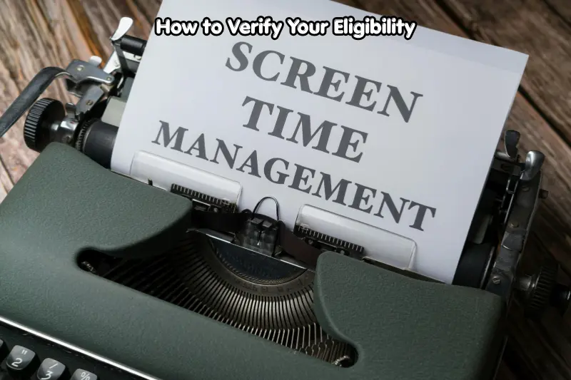how to verify your eligibility