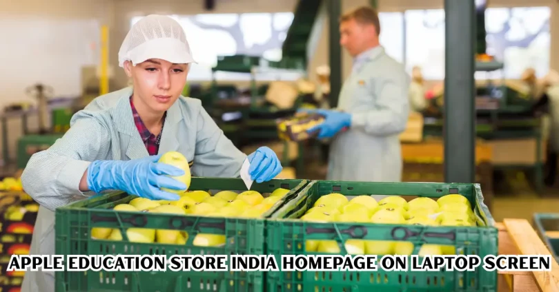 apple education store india homepage on laptop screen